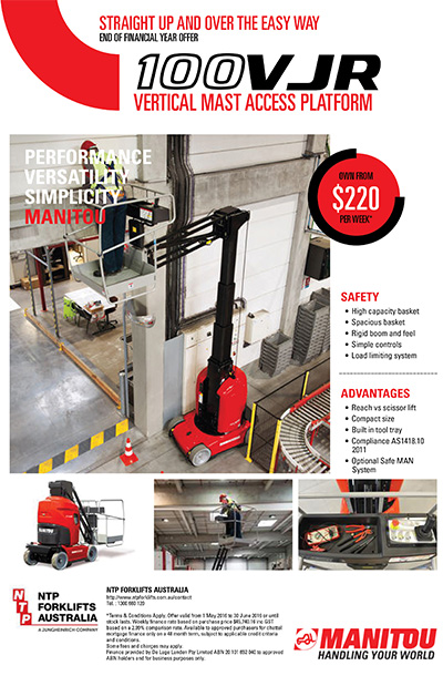 Manitou VJR 100 promotion compressed